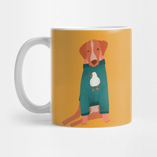 Nova Scotia Retriever in his favorite sweater Mug